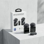 Microphone sans fil F11-2 double émetteur avec récepteur